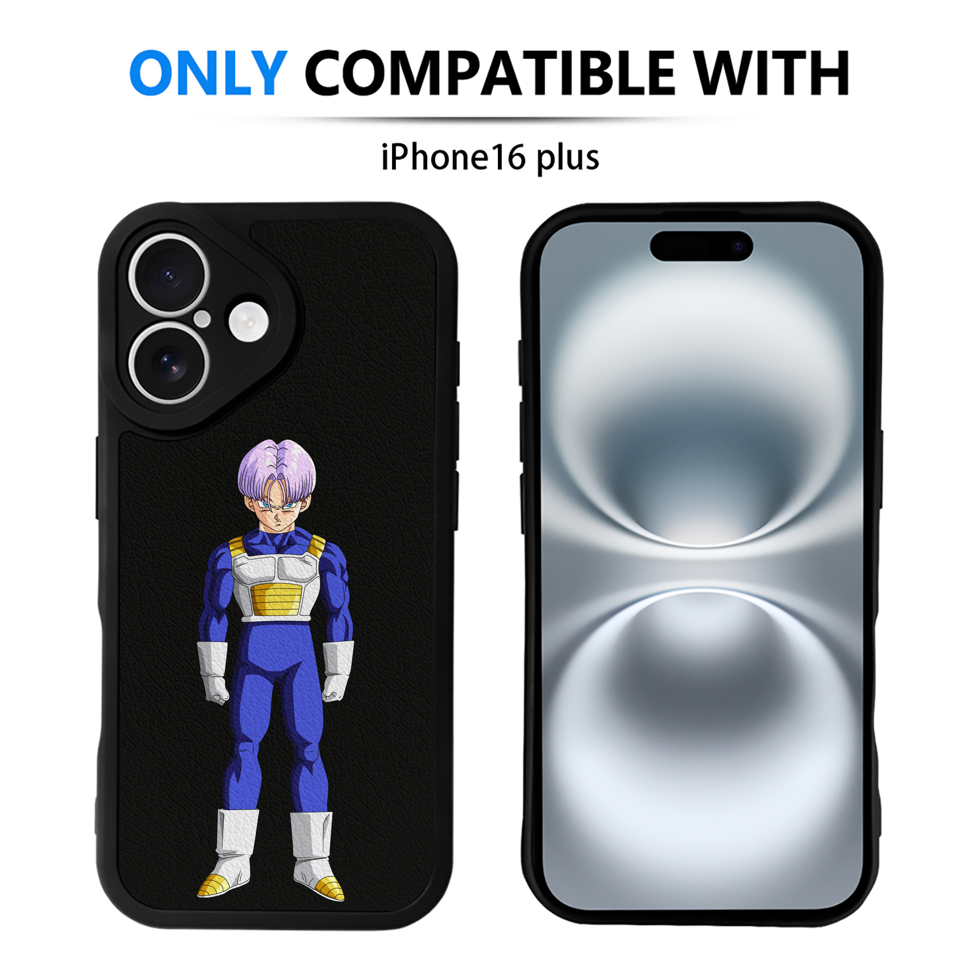 （画像用） ドラゴンボール DRAGON BALL 【iPhone 16シリーズ対応】シリコンスマホケース（レザー調） 材質：シリコン